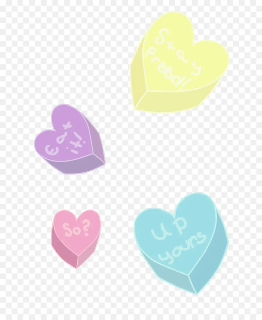 Coeurs De Bonbons，Valentin PNG