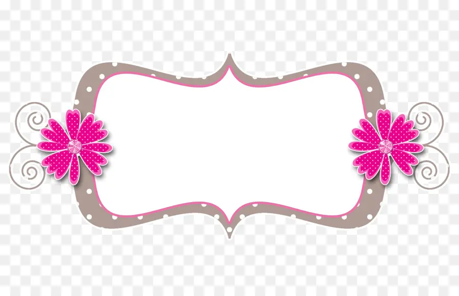 Cadre Décoratif，Fleurs PNG