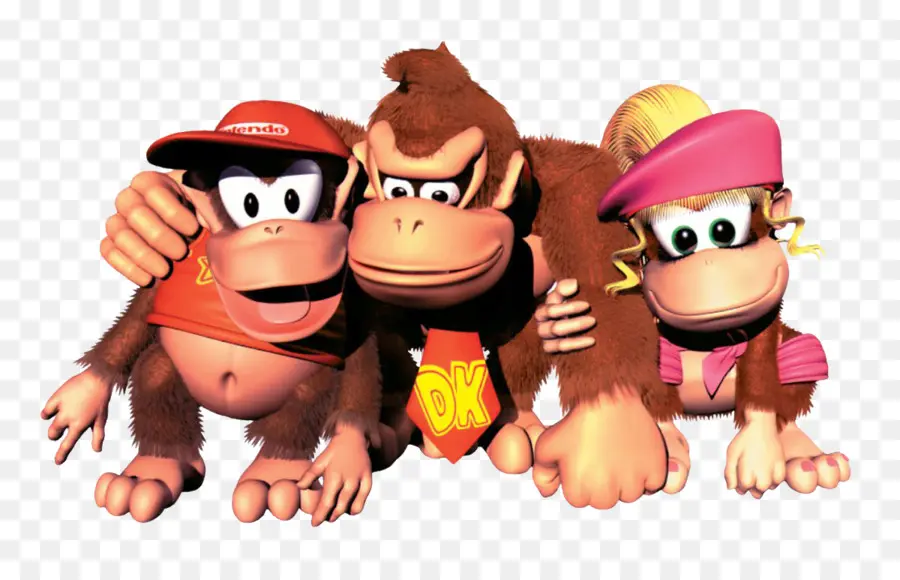 Personnages De Donkey Kong，Jeu Vidéo PNG