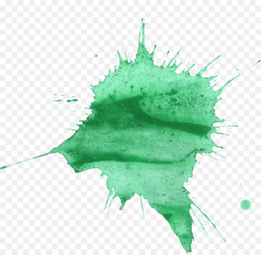 Vert，La Peinture à L'aquarelle PNG