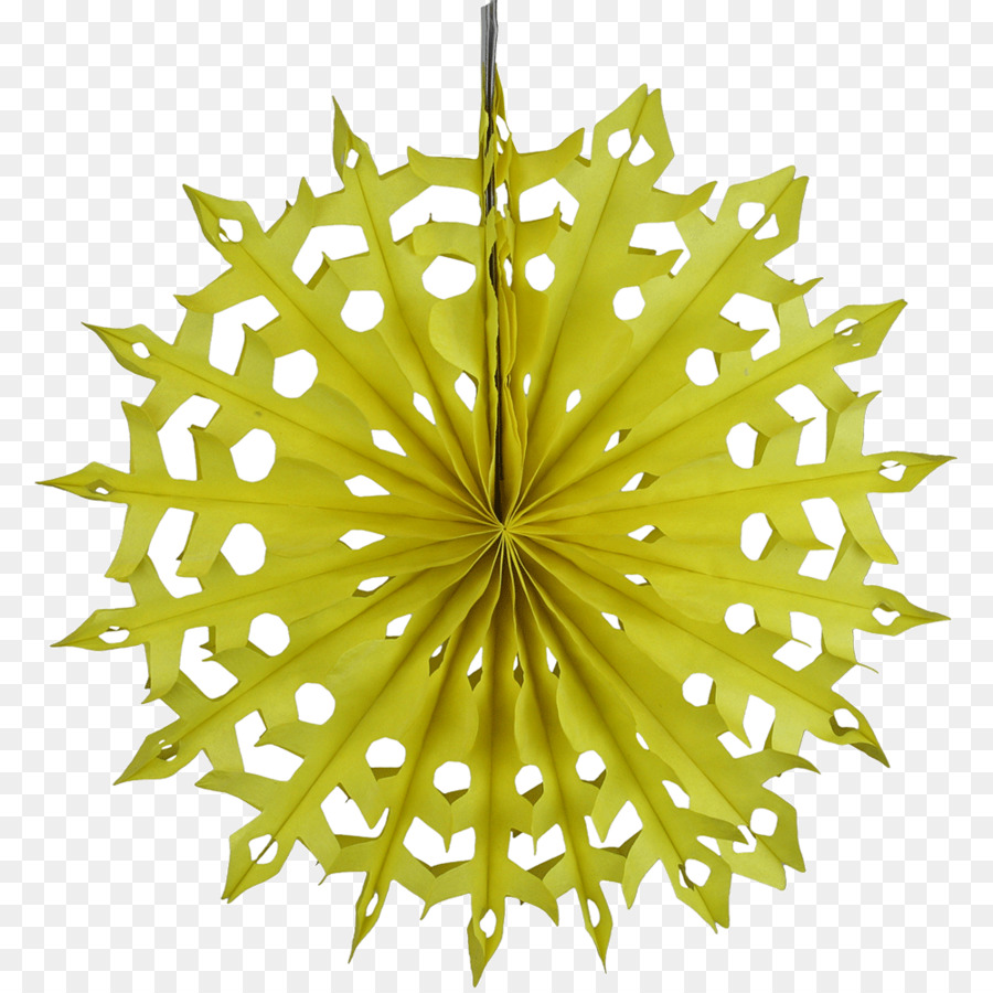 Décoration En Papier Jaune，Papier PNG