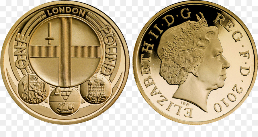 Pièce De Monnaie De Londres，Or PNG