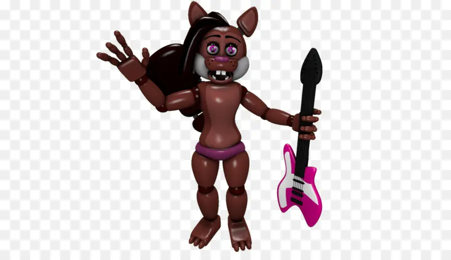 Personnage Animatronique，Guitare PNG