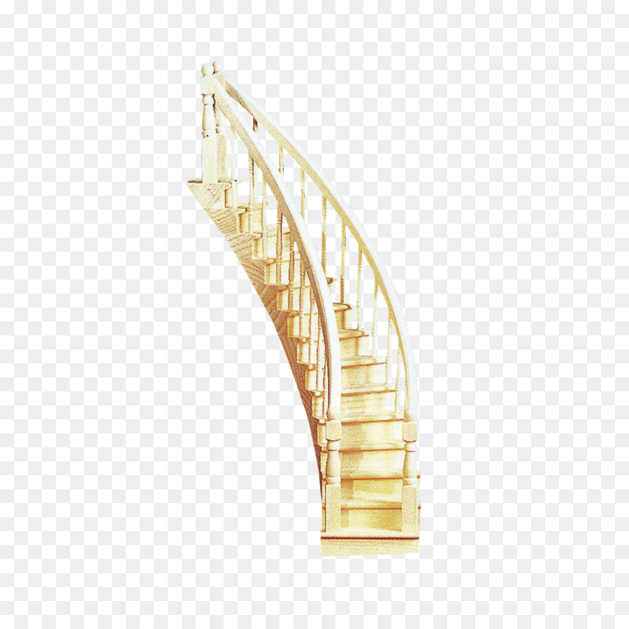 Escalier Courbe，En Bois PNG