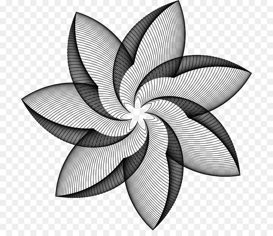 Fleur Géométrique，Conception PNG