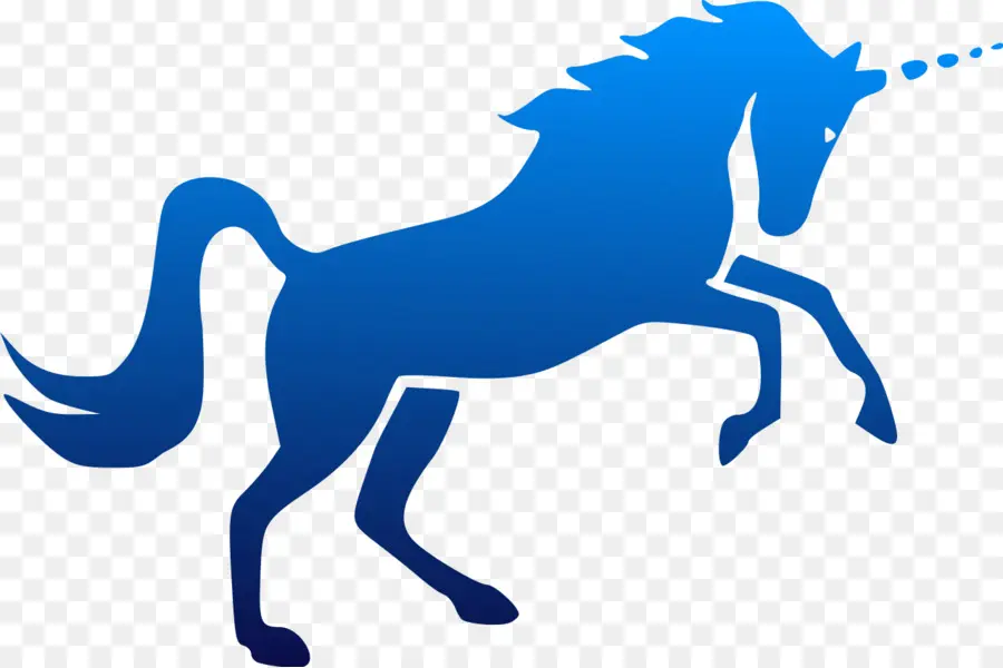 Licorne Bleue，Mythique PNG