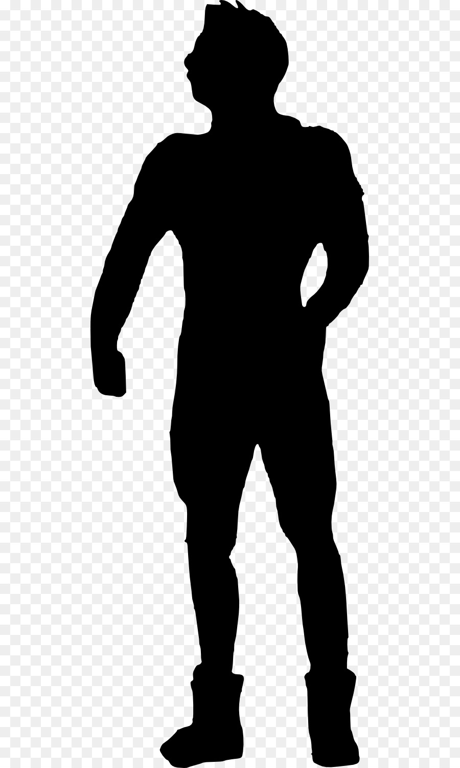 Silhouette D'un Homme，Ombre PNG