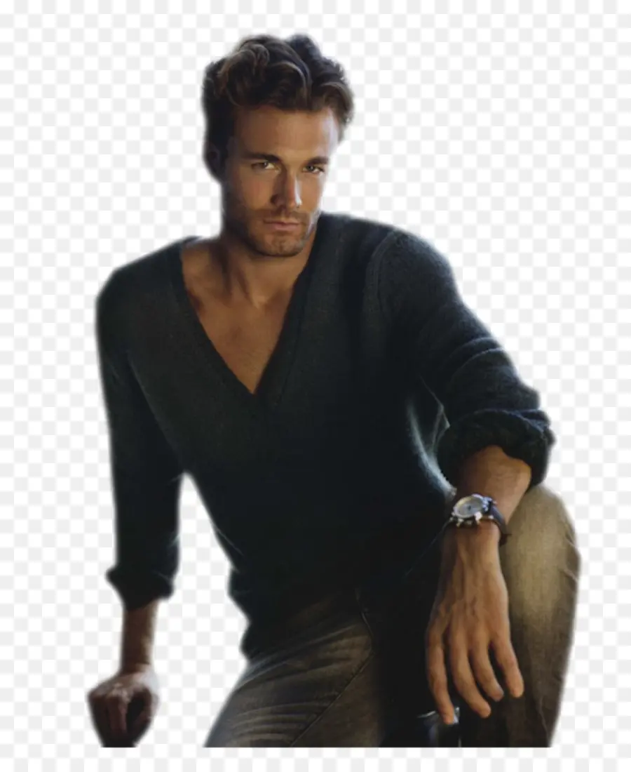 Homme En Pull，Mâle PNG