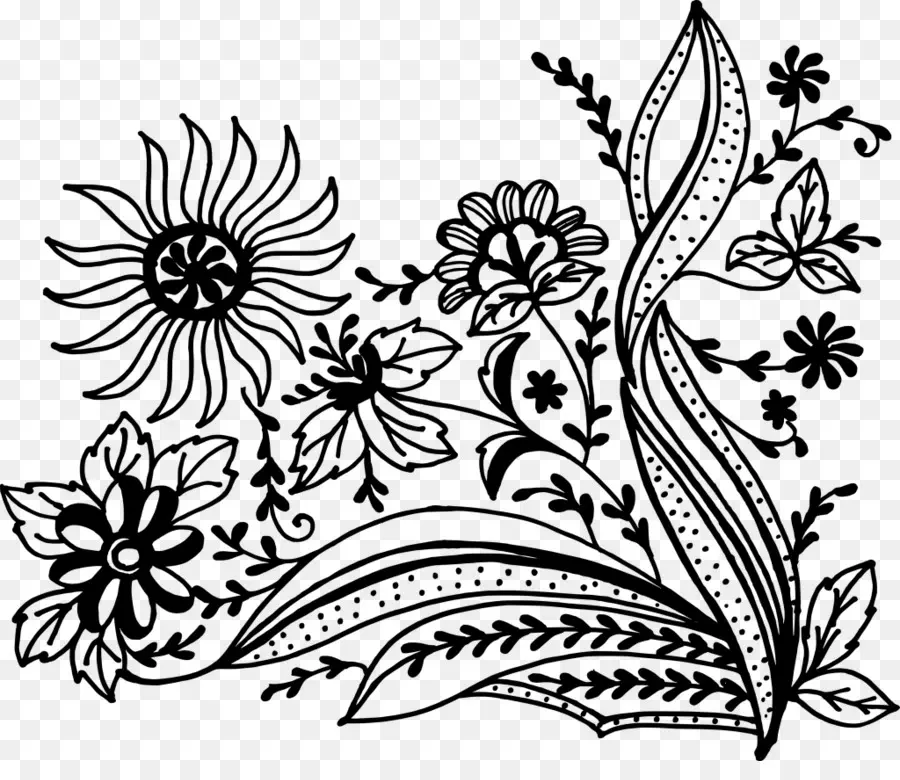 Illustration Florale，Fleurs PNG