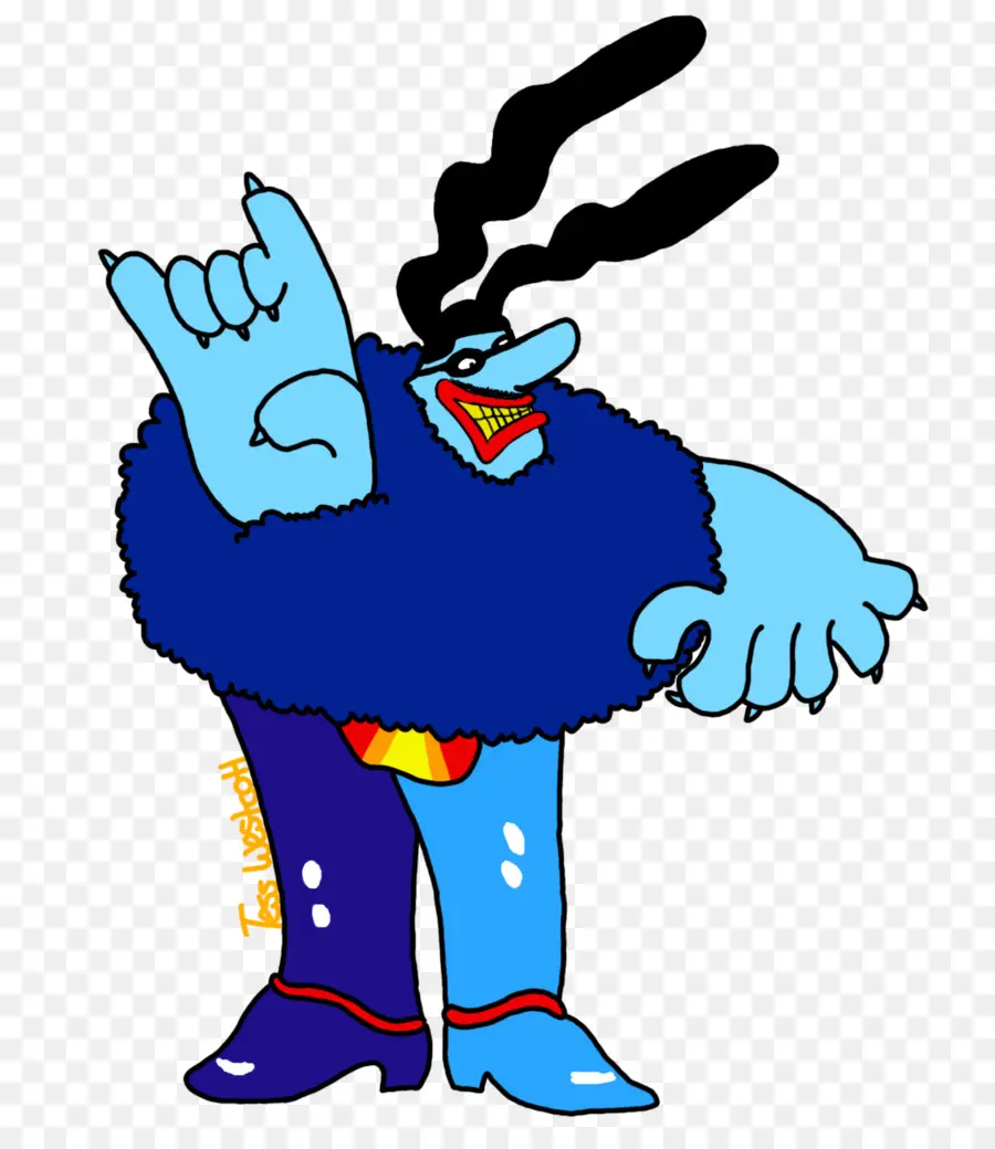 Chief Blue Meanie，Blue Meanies PNG