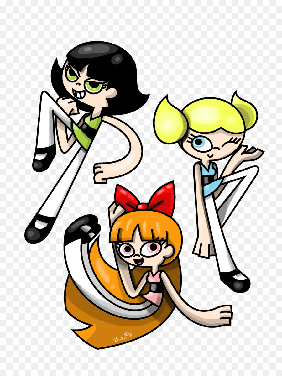 Trois Filles De Dessin Animé，Dessin Animé PNG