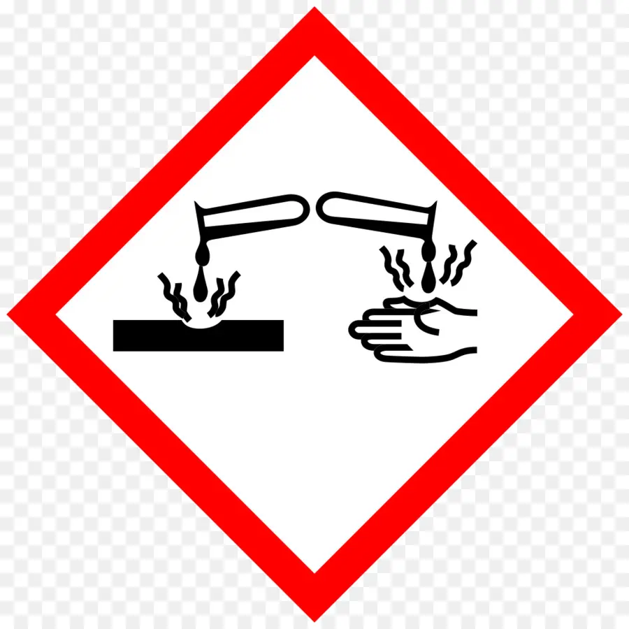 Substance Corrosive，Symbole De Danger PNG