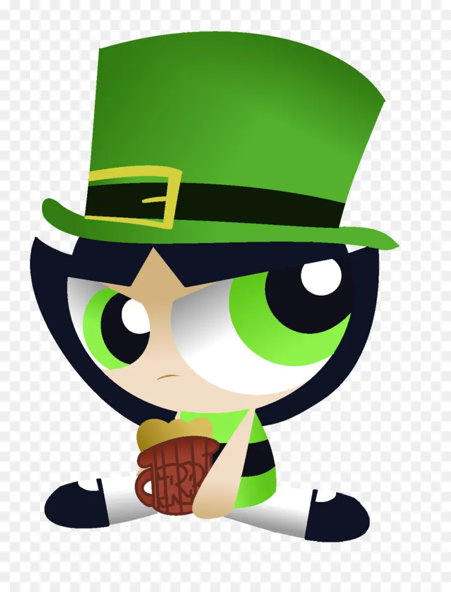 Personnage De Dessin Animé，Chapeau Vert PNG