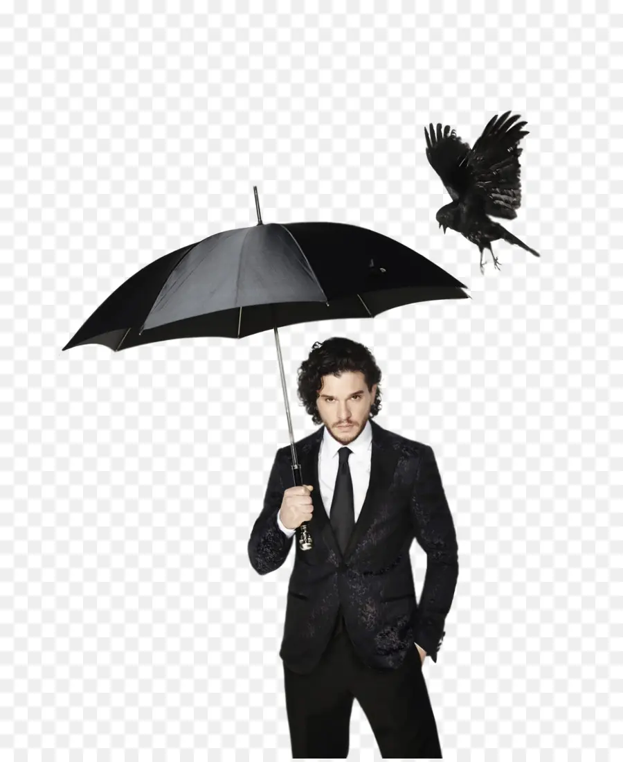 Homme Avec Parapluie，Costume PNG