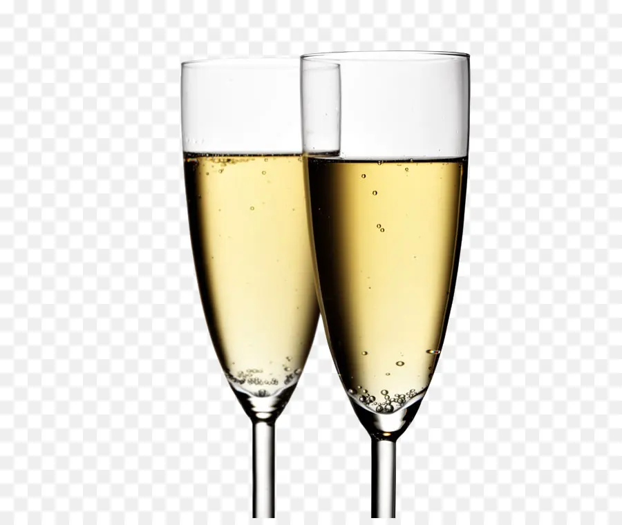 Verres à Champagne，Célébration PNG