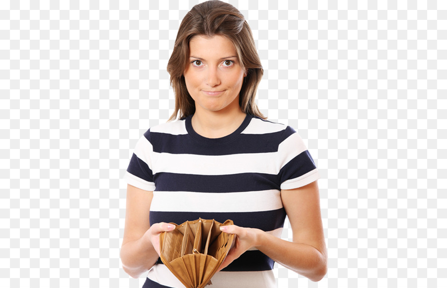 Femme Avec Portefeuille Vide，Portefeuille PNG