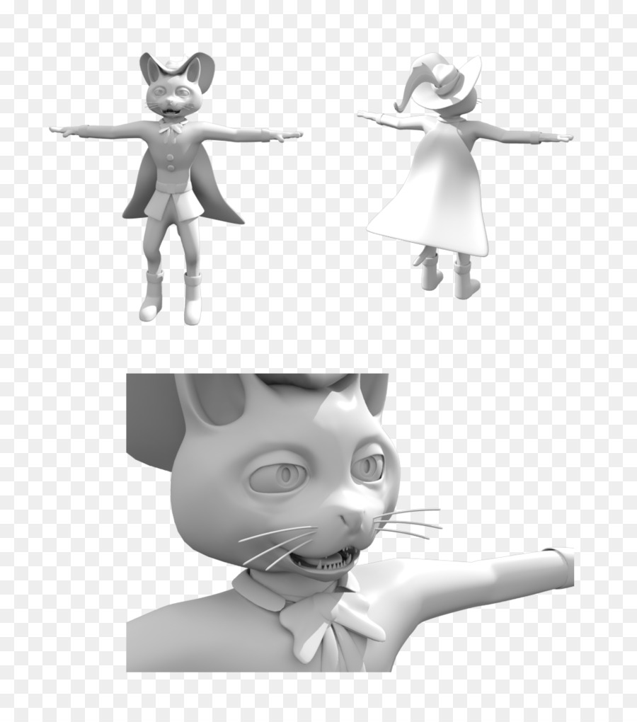 Personnages De Chat 3d，3d PNG