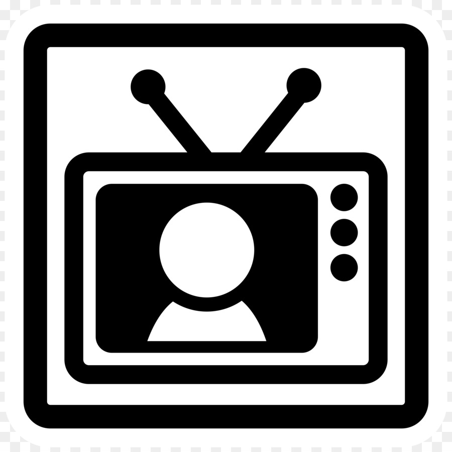 Icône De Télévision Noire，Télévision PNG