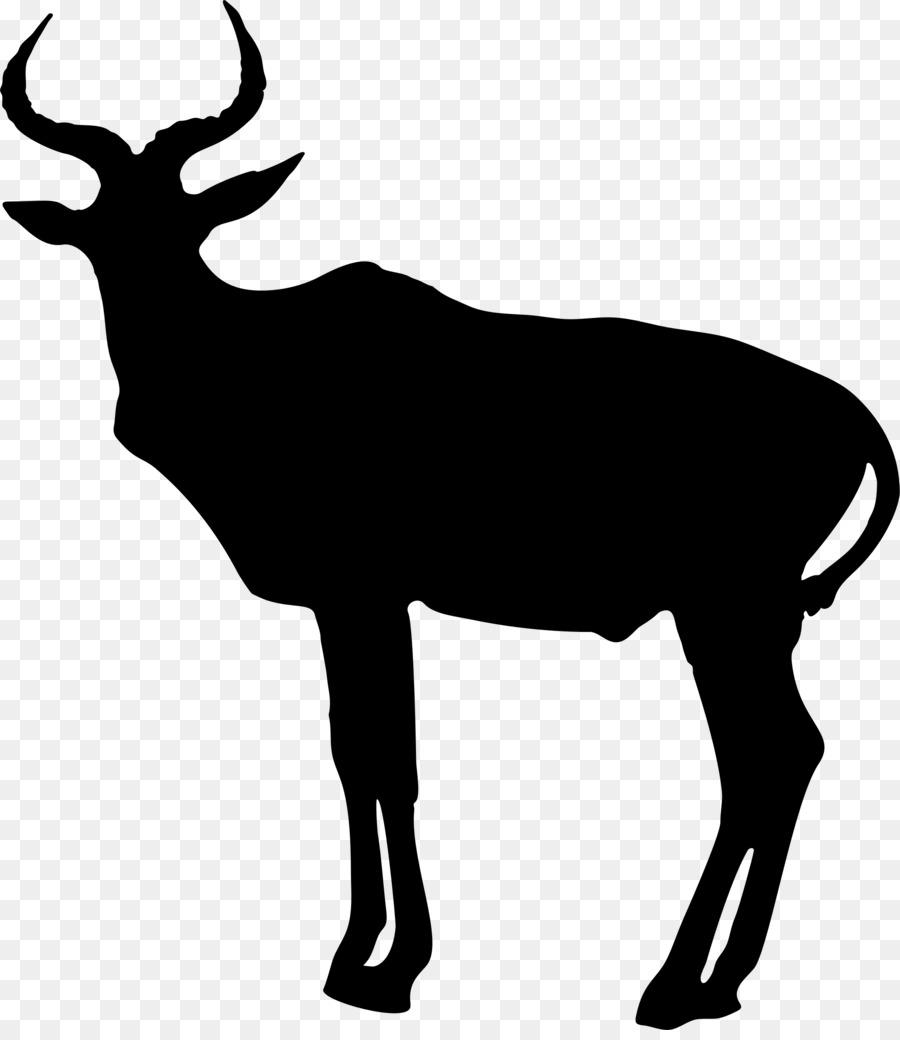 Antilope，Silhouette PNG