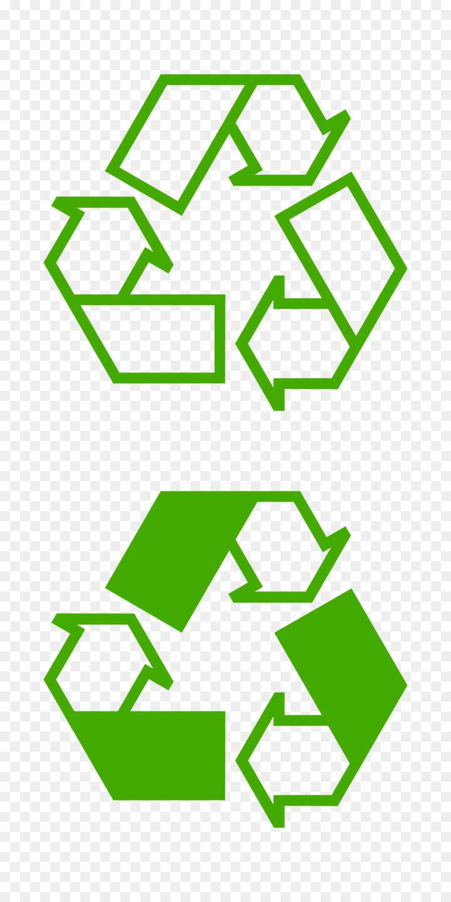 Symbole De Recyclage，Vert PNG