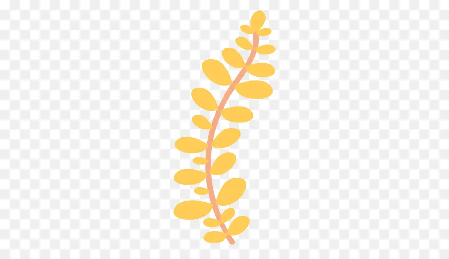 Feuille Jaune，Bifurquer PNG