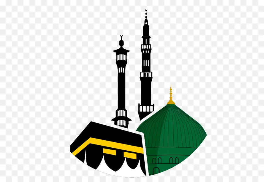 Kaaba Et Mosquée，Islamique PNG