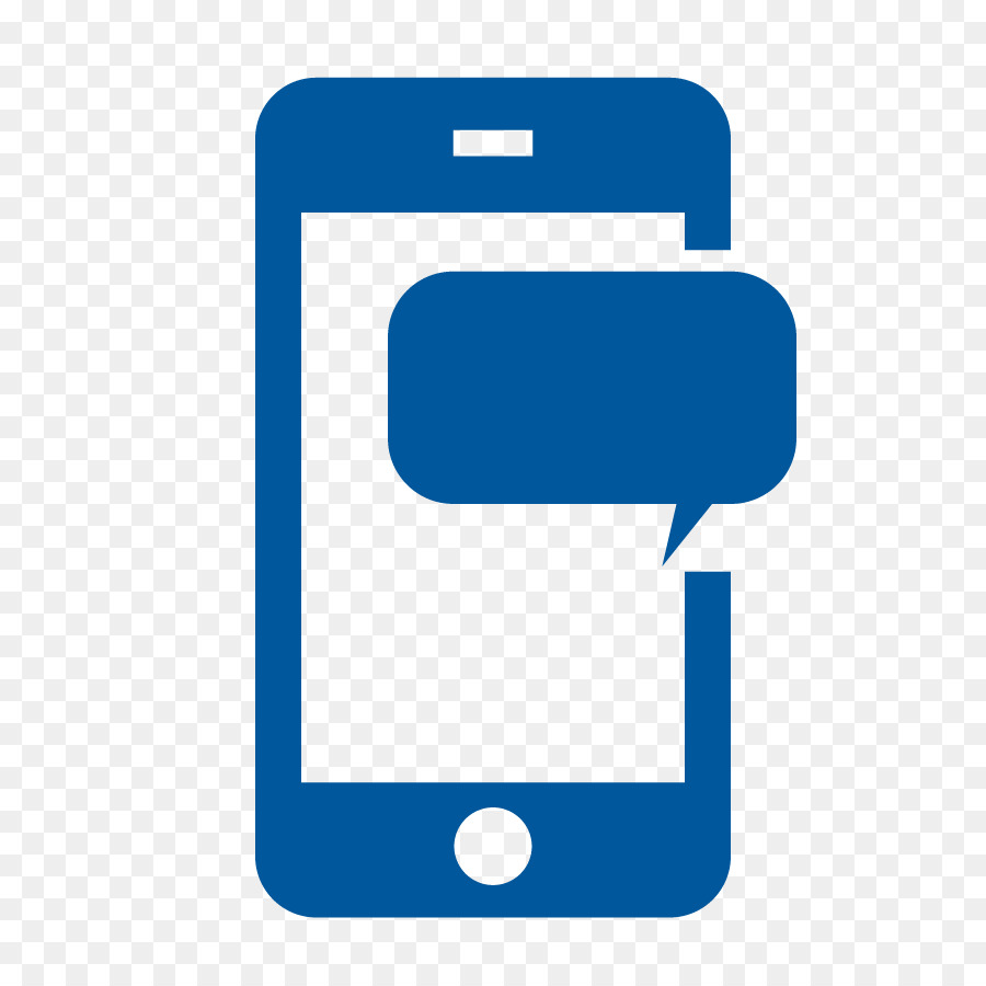 Smartphone，Bleu PNG