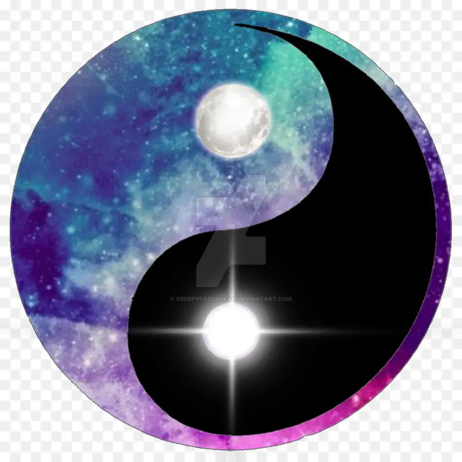 Le Yin Et Le Yang，Galaxie PNG