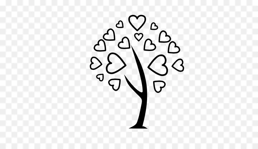 Arbre Coeur，Amour PNG