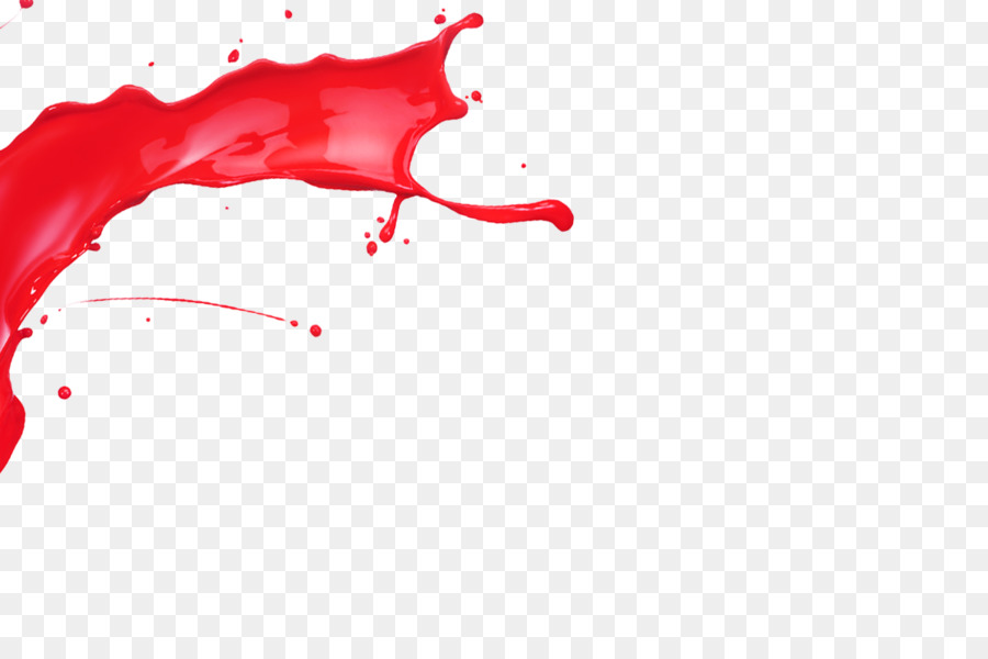 Éclaboussure De Peinture Rouge，Liquide PNG