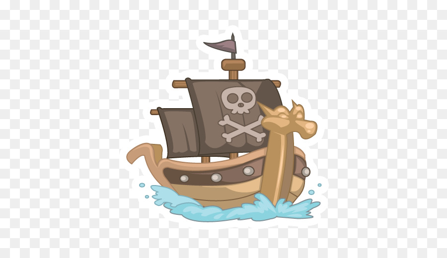 Pirate De Dessin Animé，Bateau PNG