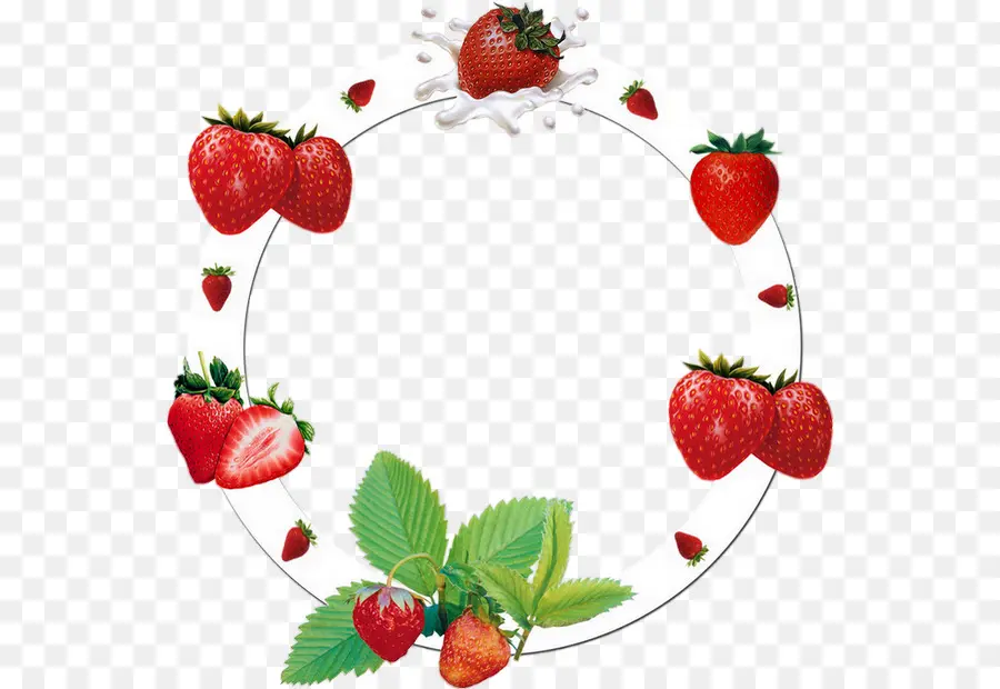 Cadre Fraise，Fruit PNG