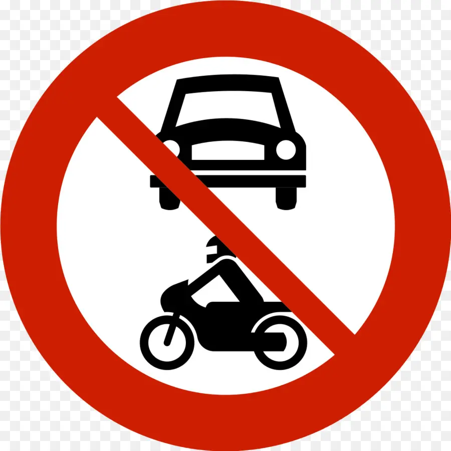 Aucun Signe De Voitures Ou De Motos，Interdiction PNG