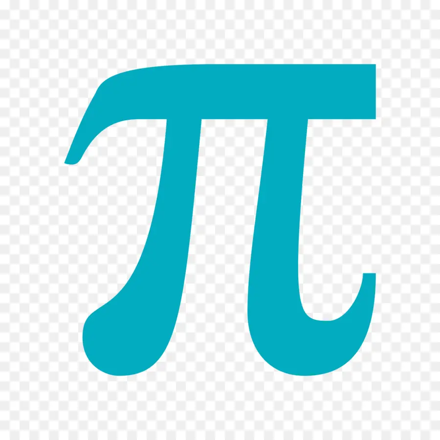 Symbole Pi，Bleu PNG