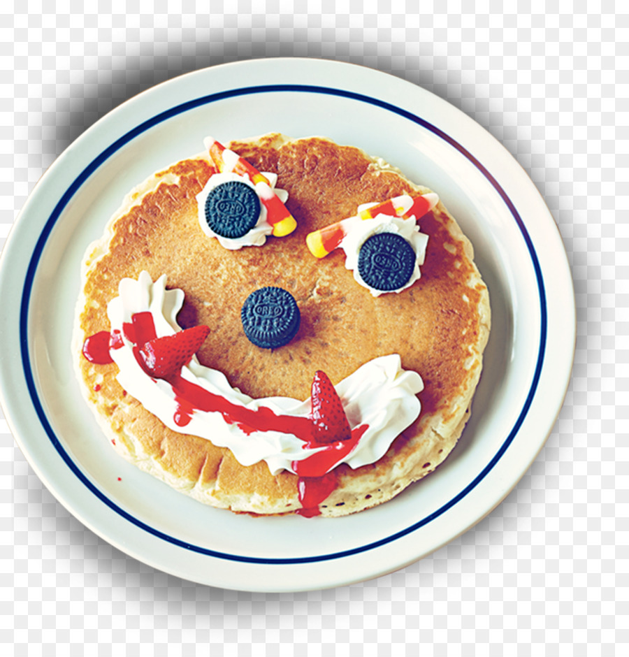 Visage De Crêpe，Crème Fouettée PNG