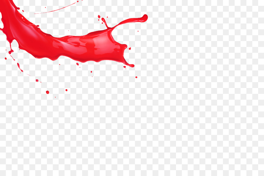 Éclaboussure De Peinture Rouge，Liquide PNG