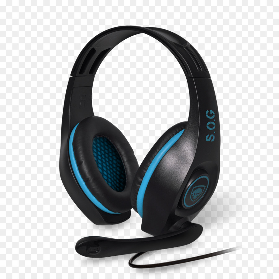 Casque Noir Et Bleu，Audio PNG