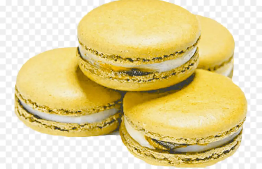 Macarons Jaunes，Dessert PNG