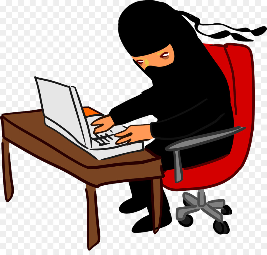 Ninja à L'ordinateur，Pirate Informatique PNG