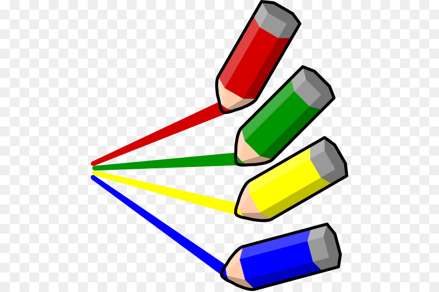 Crayons De Couleur，Papeterie PNG