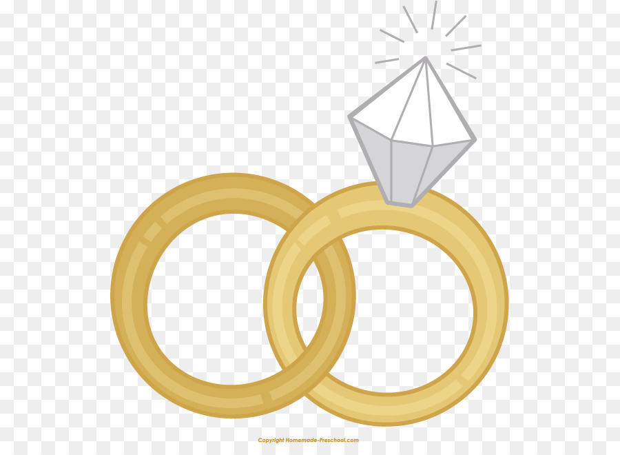 Anneaux De Mariage，Diamant PNG