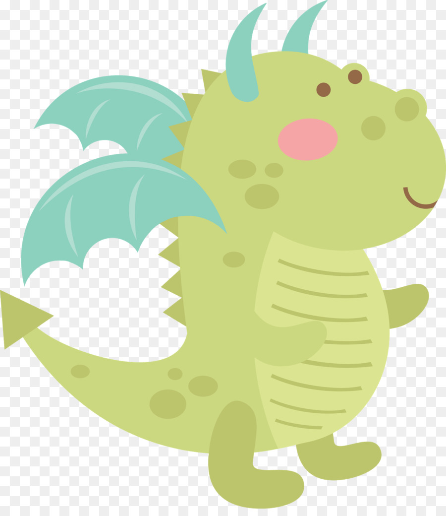 Dragon Vert，Mignon PNG