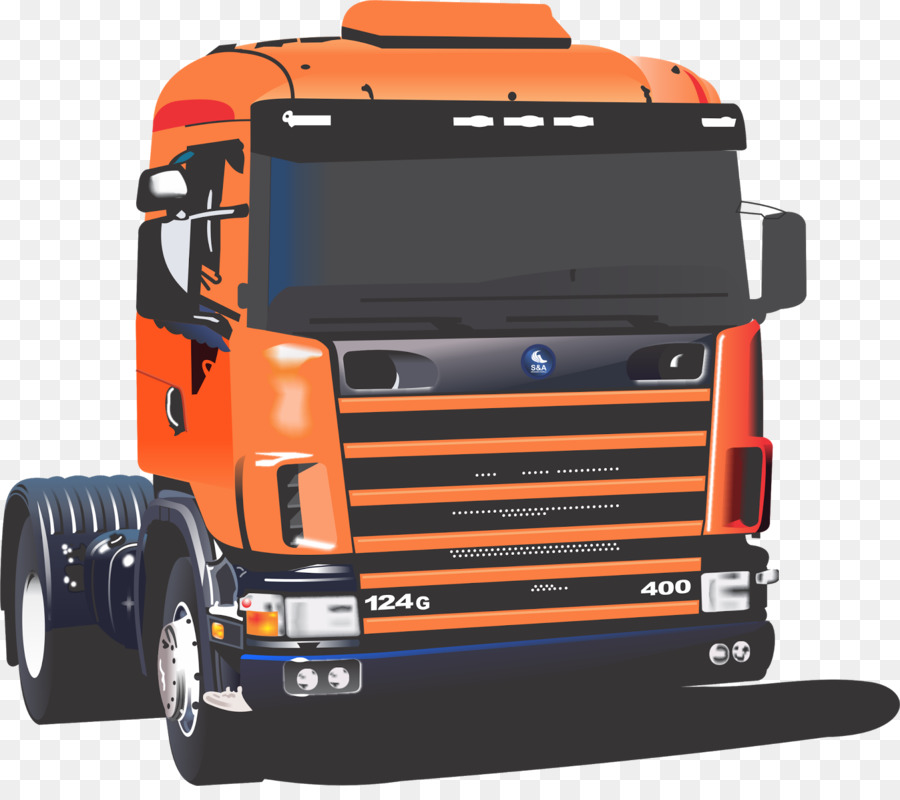 Camion Orange，Daf PNG