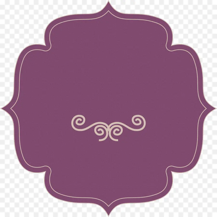 Cadre Violet，Décoratif PNG