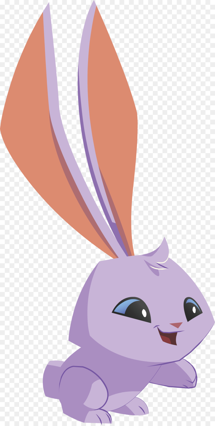 Lapin De Dessin Animé Violet，Lapin PNG