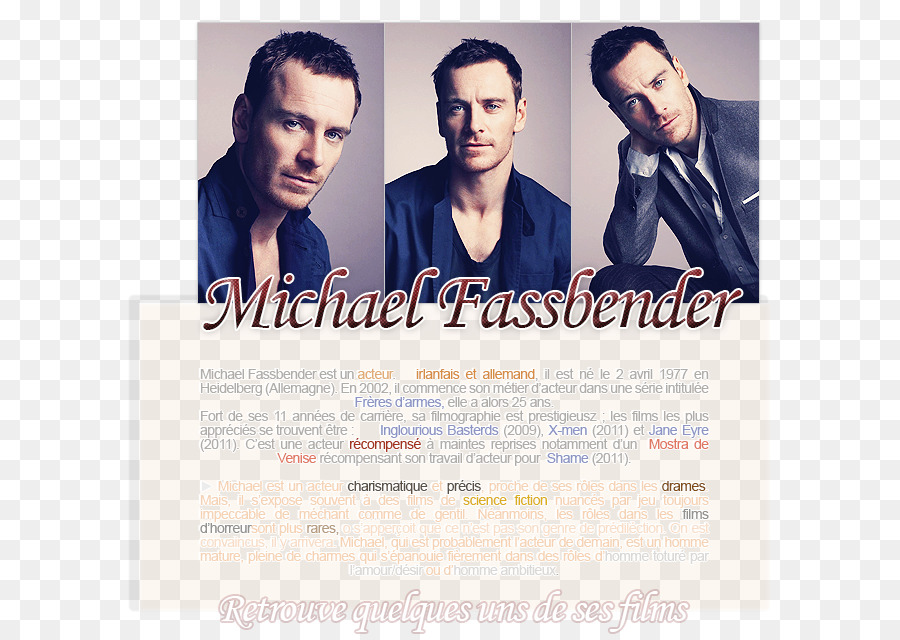 Michael Fassbender，Affiche PNG