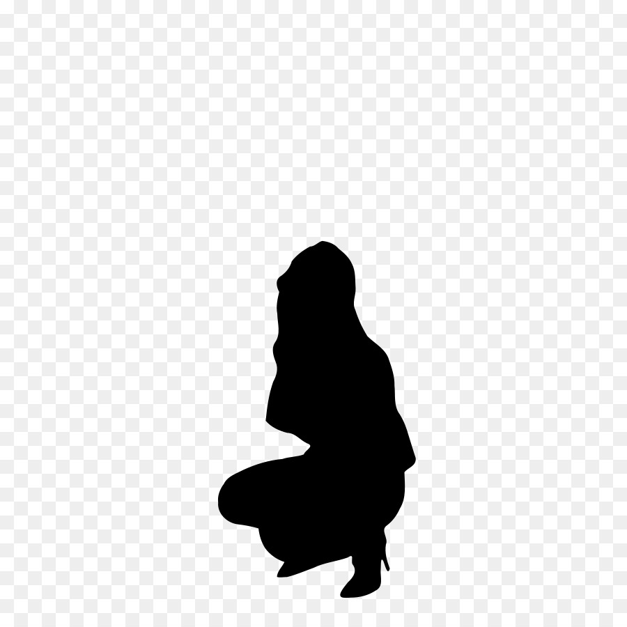 Silhouette D'une Personne，Ombre PNG