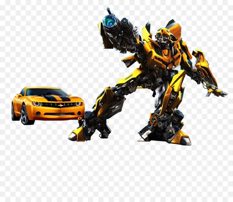 Robot Jaune，Voiture PNG