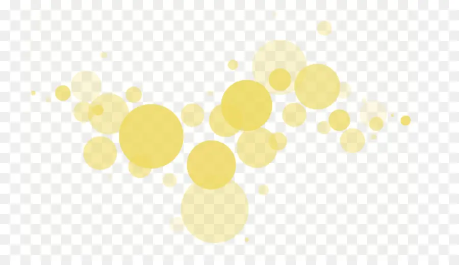 Cercles Jaunes，Bulles PNG