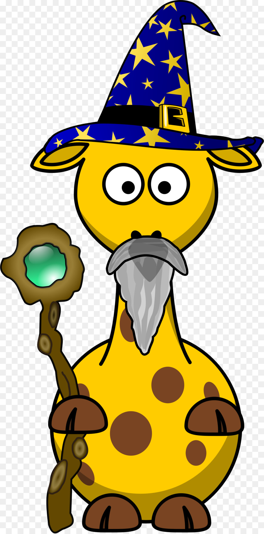 Girafe Magicienne，Chapeau De Sorcier PNG